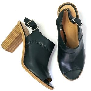 Madewell Marie slingback stack heel sandal 9.5